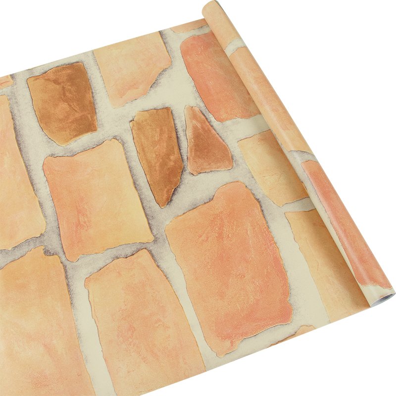 Ali wallpapers 3d multicolor brick self-adhesive home mural wallpaper sticker wallpaper