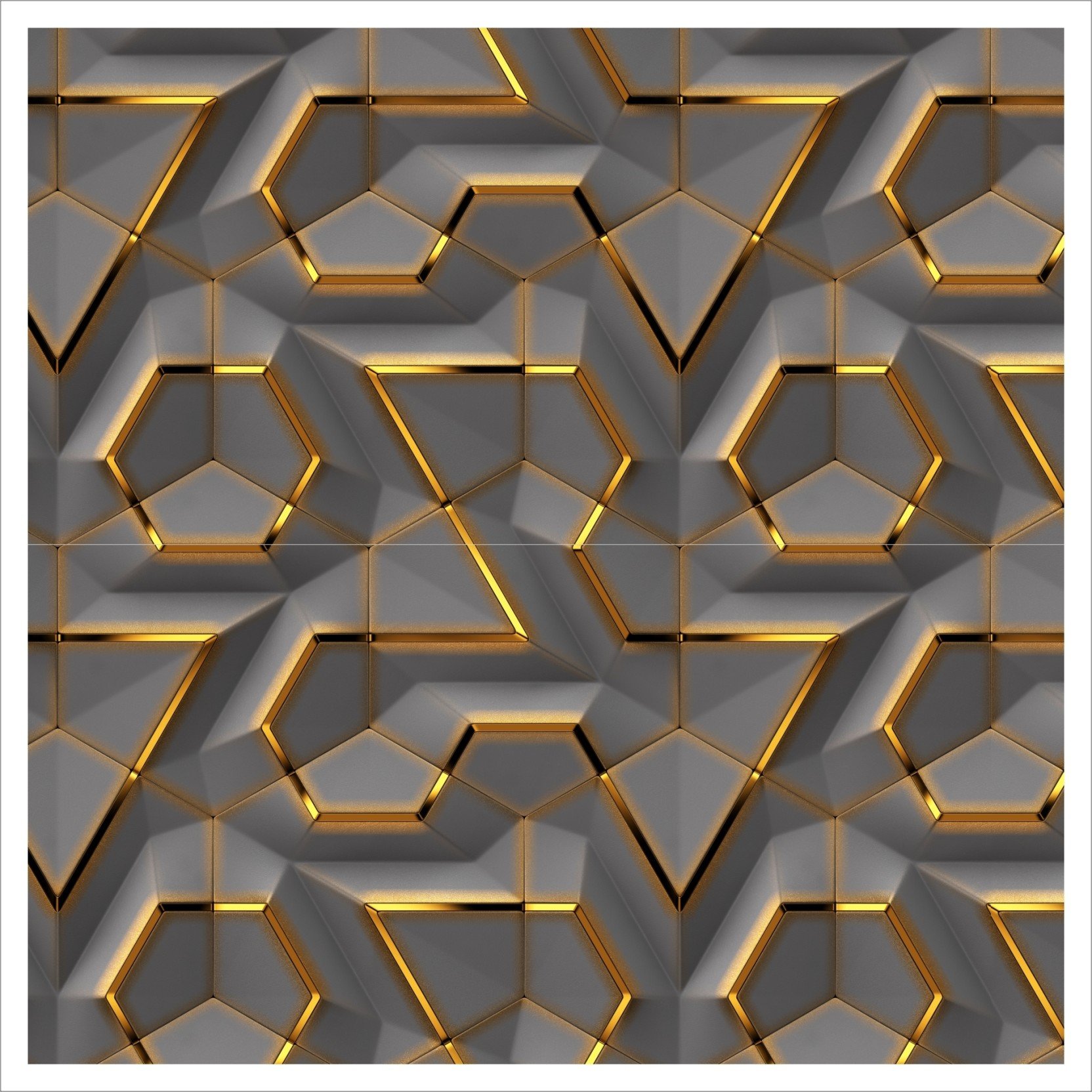 UDK 3D Wallpaper Geometric Metallic Wall Paper for Home Decor Vinyl Contemporary Office Hotel PVC Living Room