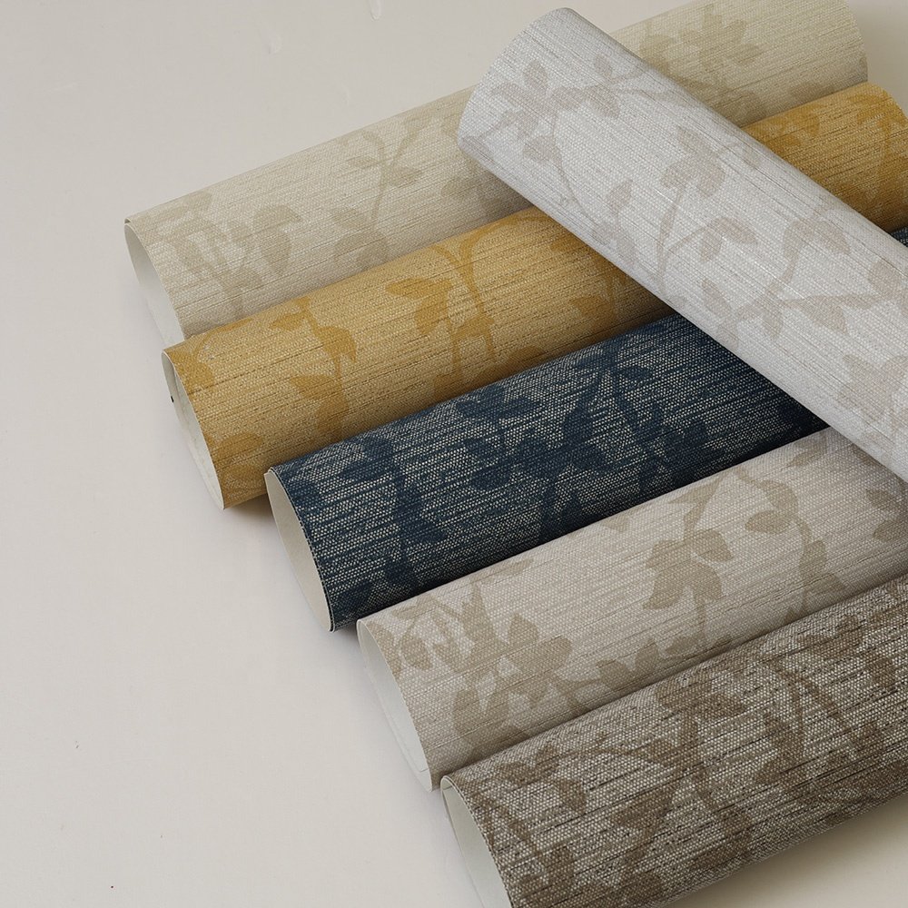 Hot Style Grace Floral 100% Vinyi Material Wallcovering Wallpaper Living room TV background Wall Wallpaper