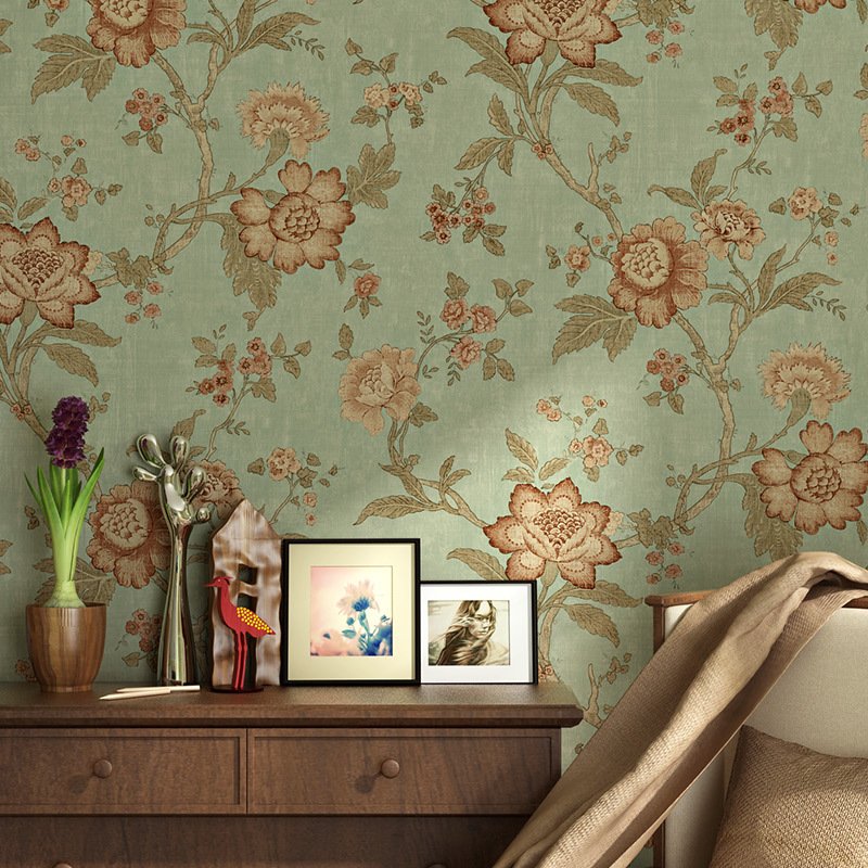 factory living room wallpaper home decoration wall paper Beautiful Golden Rose Flower Wallpaper