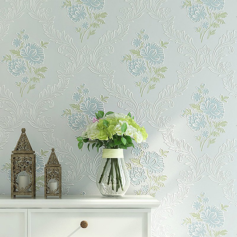 2022 Non woven Home Decor 3D Wallpaper Florals Paper Rolls