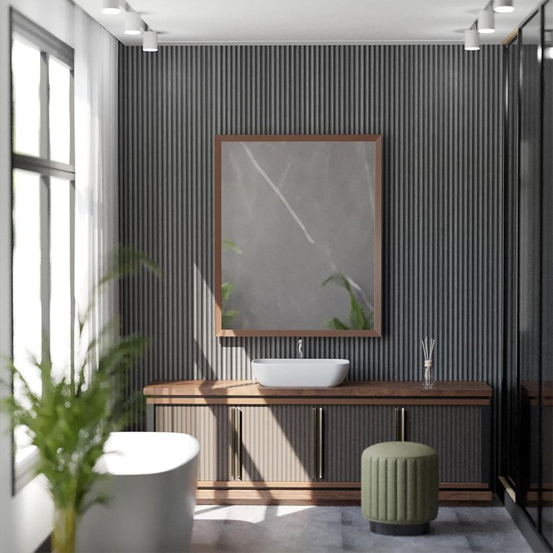 3d effect wooden slat peel and stick wallpaper rolls waterproof vinyl removable self-adhesive pvc contact paper for wall decor