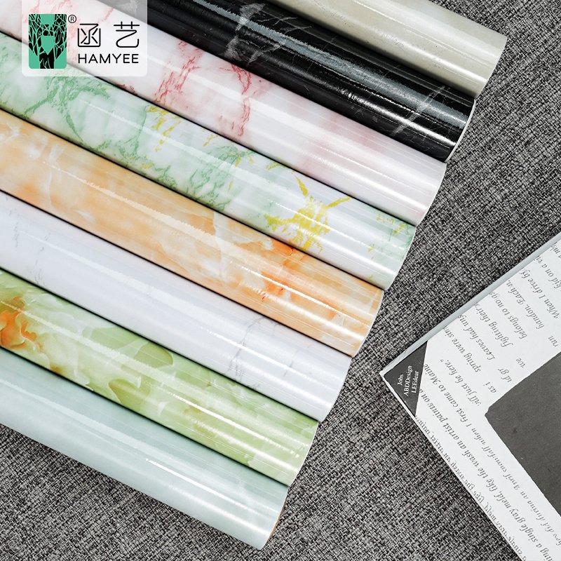 1.22*50m white wall paper marble wallpaper self-adhesive waterproof wallpaper peel and stick contact paper