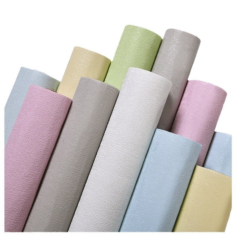 High quality strong self-adhesive waterproof, anti-collision and sound-proofing linen diatom mud foam wallpaper