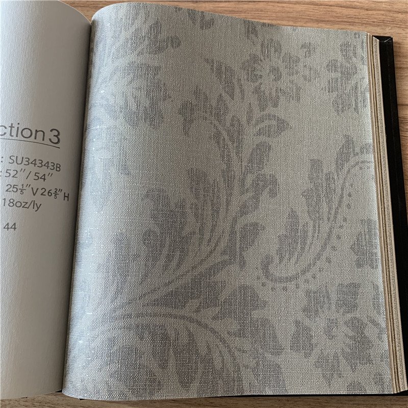 Designer Commercial Wallpaper Home Decoration Pvc Fireproof Wallpaper for Hotel Vinlyl Wallcovering