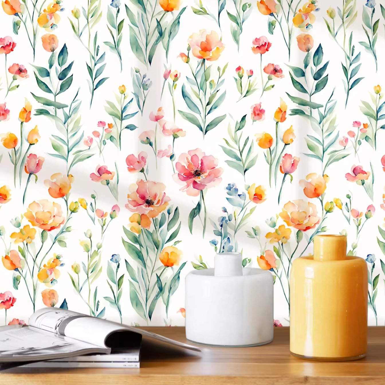 Peel And Stick Wallpaper Floral Wall Paper White Black Wallpaper For Bedroom Vintage Wallpaper For Kitchen Vinyl Waterproof