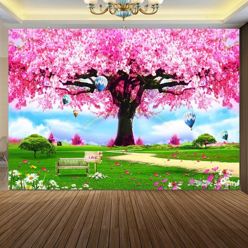 Custom Photo Wall Paper 3D Waterfall Landscape Painting Living Room TV Backdrop Mural Non-woven Fabric Wall Covering Wallpaper