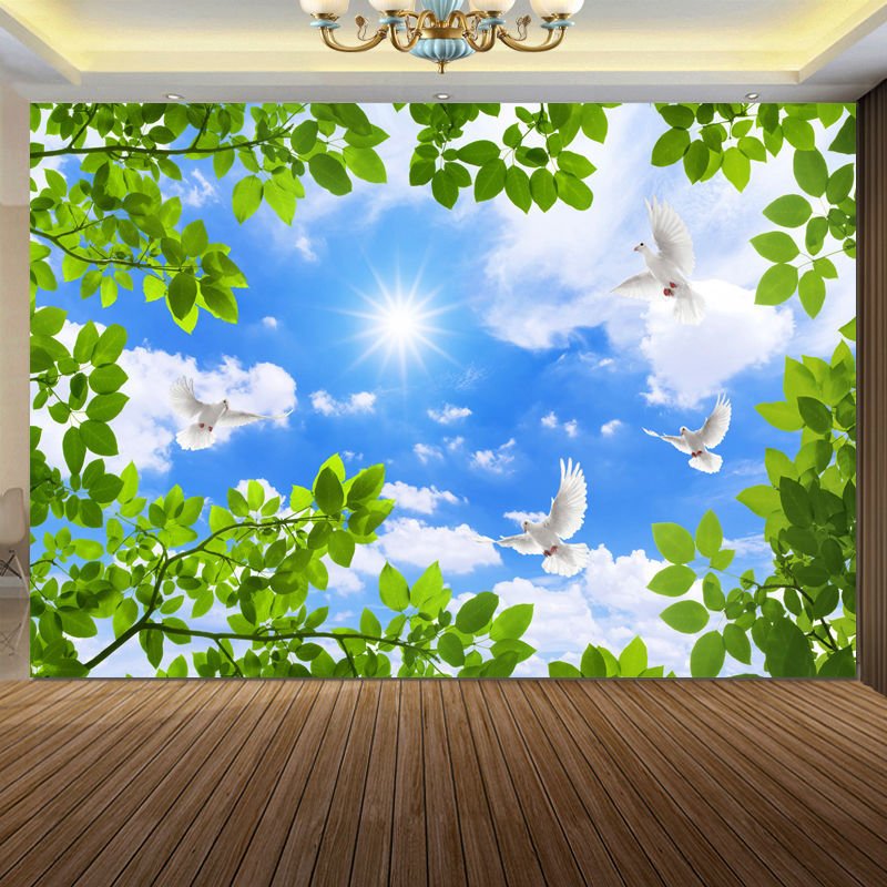 Custom Photo Wall Paper 3D Waterfall Landscape Painting Living Room TV Backdrop Mural Non-woven Fabric Wall Covering Wallpaper