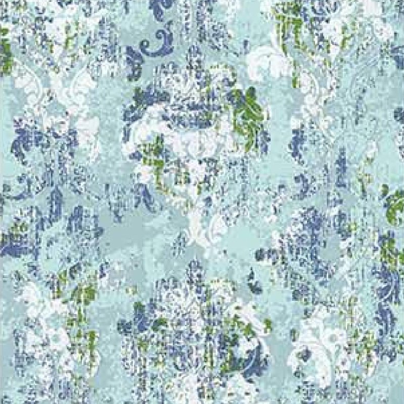 Personalized abstract colored brushing water Self adhesive non woven wallpaper