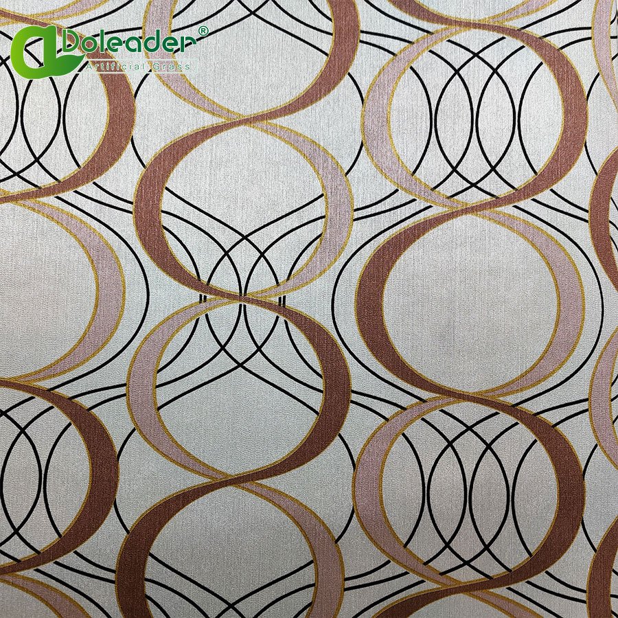 Doleader Manufacturer Home PVC Wallpaper Rolls Hotel Wall Paper stocklot