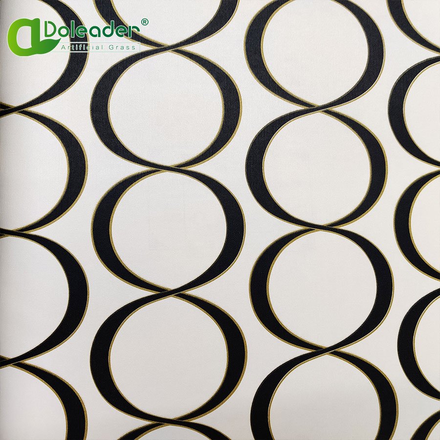 Doleader Manufacturer Home PVC Wallpaper Rolls Hotel Wall Paper stocklot