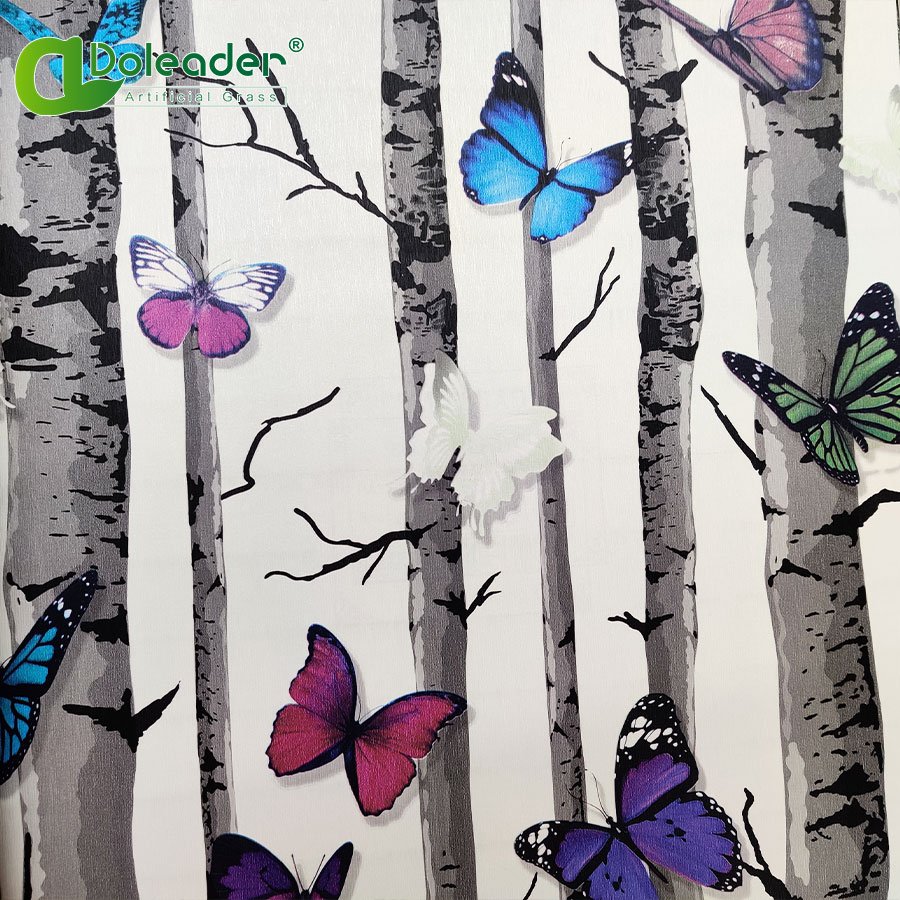 Doleader Manufacturer Home PVC Wallpaper Rolls Hotel Wall Paper stocklot