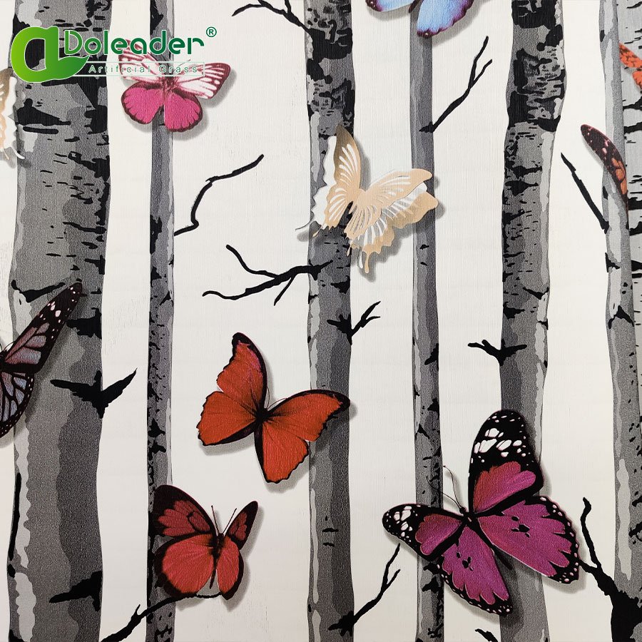 Doleader Manufacturer Home PVC Wallpaper Rolls Hotel Wall Paper stocklot