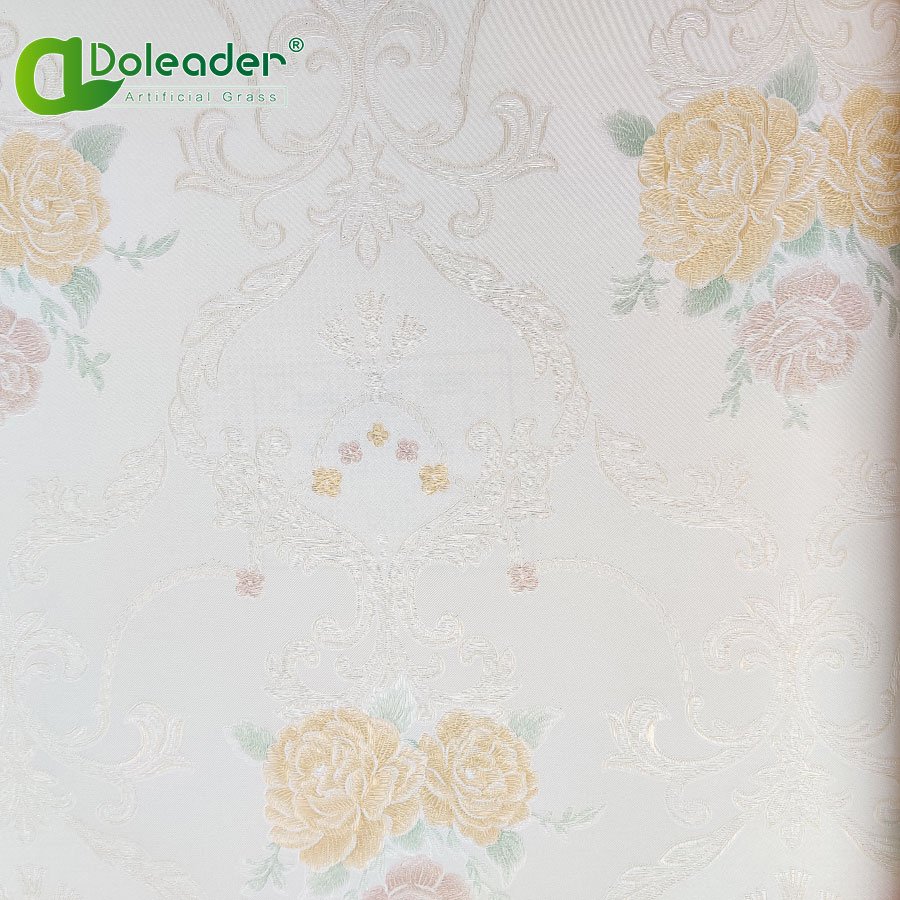 Doleader picture damask golden wallpaper modern for shop wall hotel walls 3d wall panels stocklot