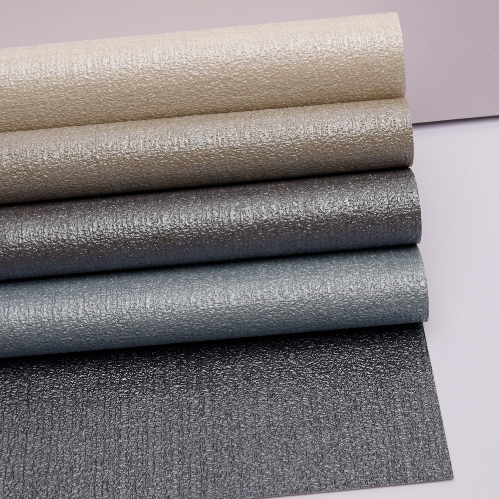 Wallpaper manufacturers in china Designs Modern vinyl fabric wallpaper PVC Wall covering for office house walls