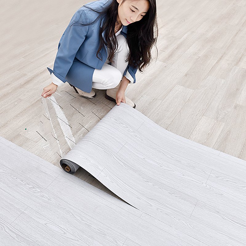 Self adhesive waterproof cheap price pvc floor tile vinyl floor rolls plastic pvc floor for home decoration