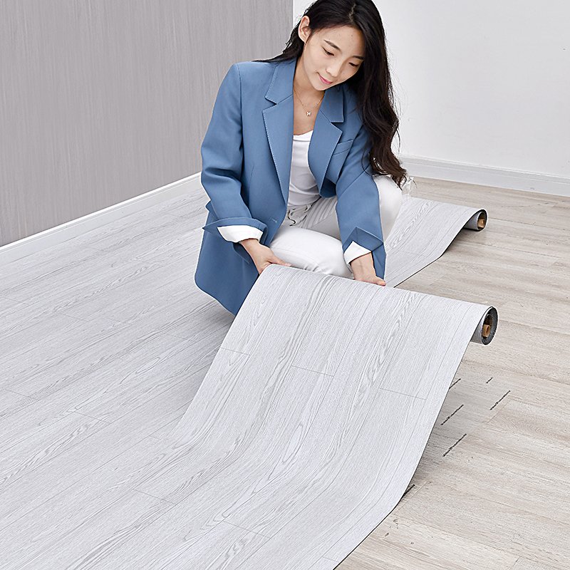 Self adhesive waterproof cheap price pvc floor tile vinyl floor rolls plastic pvc floor for home decoration