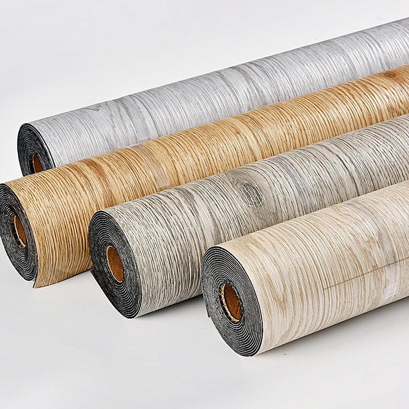 Self adhesive waterproof cheap price pvc floor tile vinyl floor rolls plastic pvc floor for home decoration