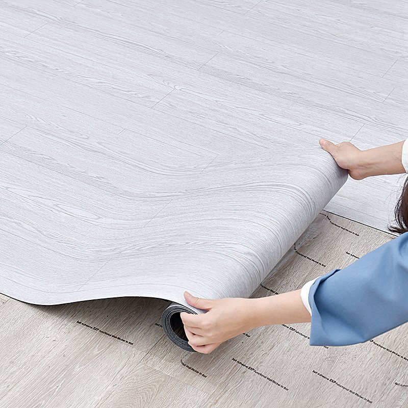 Self adhesive waterproof cheap price pvc floor tile vinyl floor rolls plastic pvc floor for home decoration