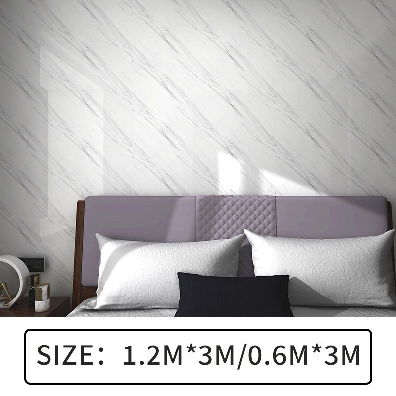 Durable Glossy Marble foil roll adhesive Wallpapers sticker 60cm*3m removable decorative film wall decor Living room