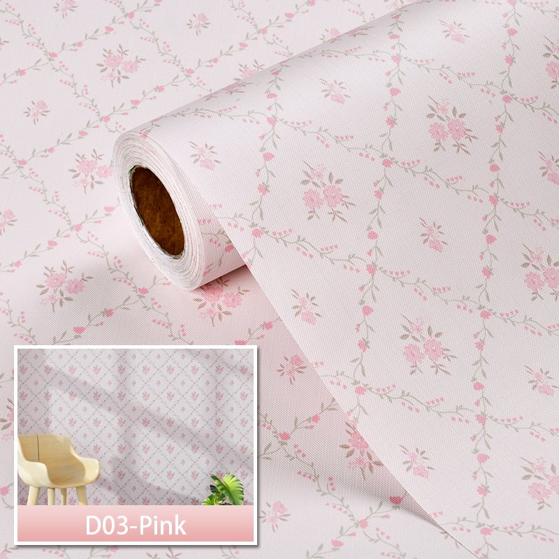 Beautiful Diamond Floral Self-adhesive Waterproof Wallpaper for Bedroom Living Room Hotel Wall Decor Peel and Stick