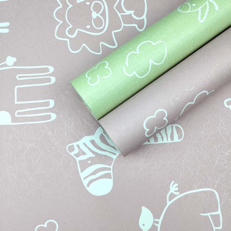 UDK 3d Cartoon design hello kitty wall paper wallpaper rolls for baby room kids wallpaper