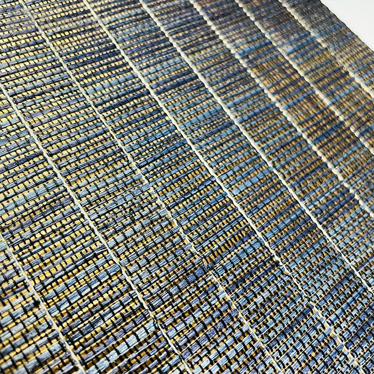 High Quality Natural Style Collage Natural Grass Fibre Sisal Weave Wallpaper Roll For Home Decor Wall Covering