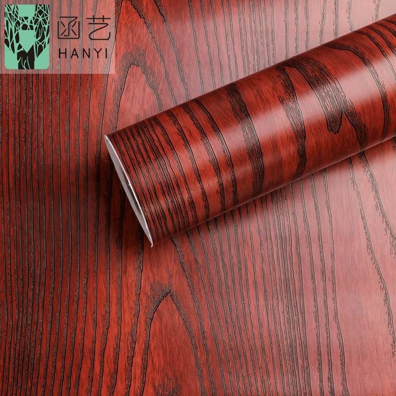 Walnut Wood Grain Contact Paper Wood Contact Paper Peel and Stick Wallpaper Self Adhesive Waterproof for Kitchen Door Countertop