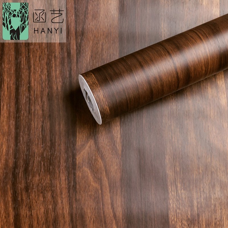 Walnut Wood Grain Contact Paper Wood Contact Paper Peel and Stick Wallpaper Self Adhesive Waterproof for Kitchen Door Countertop