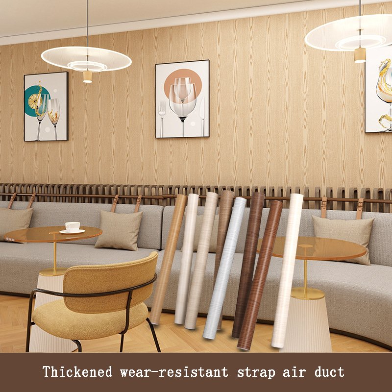 wood grain stickers self-adhesive wallpaper wooden door stickers old furniture renovation wallpapers waterproof moisture-proof