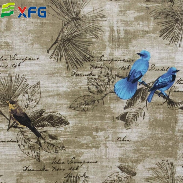 Waterproof Wallpaper Rolls for House Cabinet Bedroom Living Room Wall Deco Blue Contact Paper Bird Adhesive Pvc Printing 3 Years