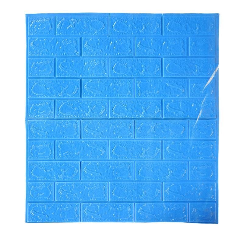 Wholesale 3d brick grain roll photo wallpaper self-adhesive shape home interior door wallpaper wallpap grey