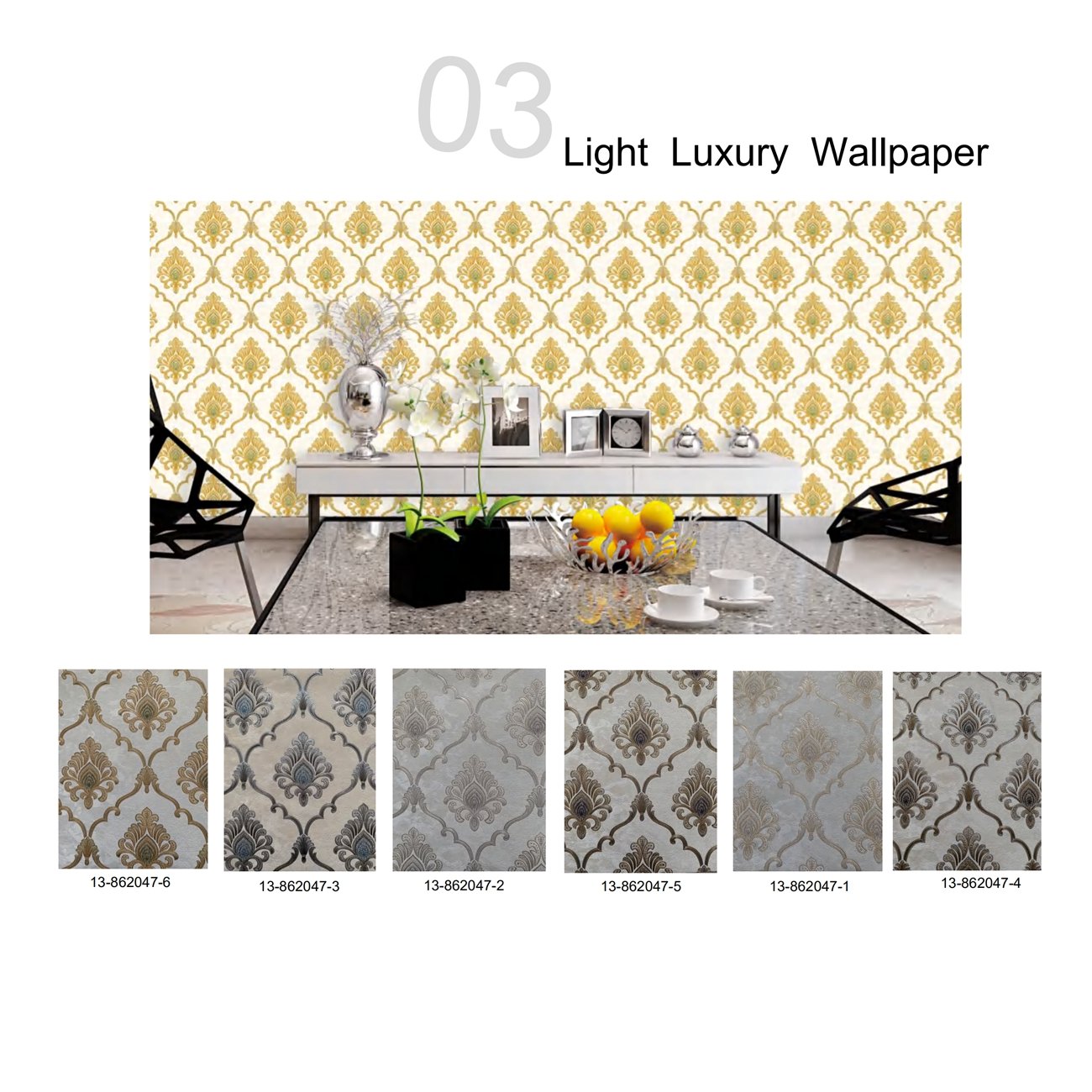 Wallpaper Pvc Decoration Wall Paper Roll Classic 3d Wallpaper, Import Hot Selling Cheap Floral Graphic Design Modern Hotel 25466
