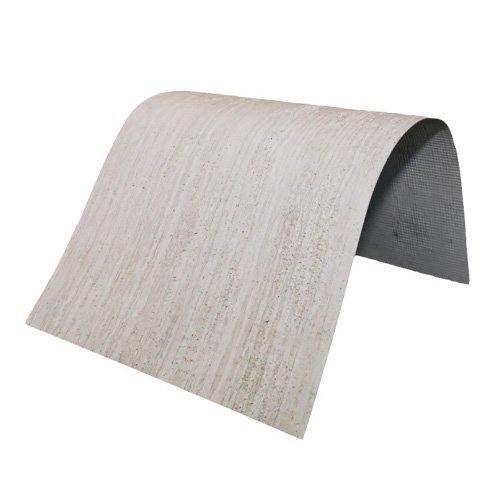 Flexible and bendable easy to solve the arc shape 60*120cm wall decor MCM faux stone wallpaper for living room decoration