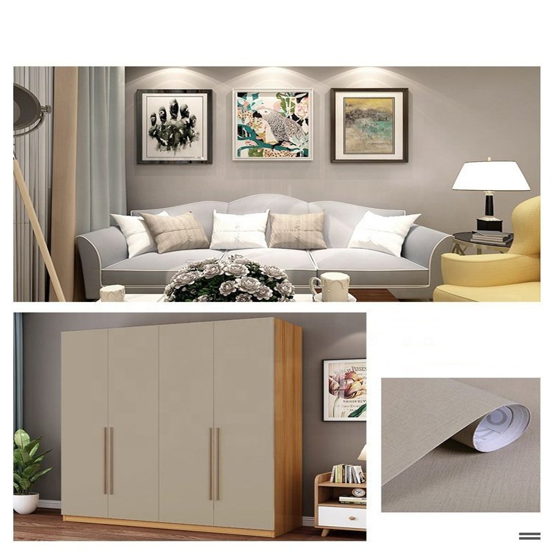Modern Korean Decorative Washable Wall Papers Interior Vinyl Wall Paper