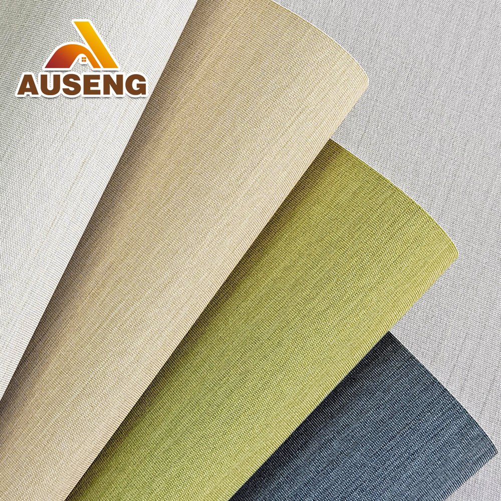 New Design Modern Living Room Textured Interior Designs Vinyl Wallpaper Rolls Hotel PVC Wallpaper Vinyl Wallcovering