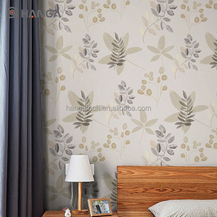 Flowers 3D Luxury Wall Paper Sticker Rolls Pvc Self Adhesive Wallpaper Home Decoration