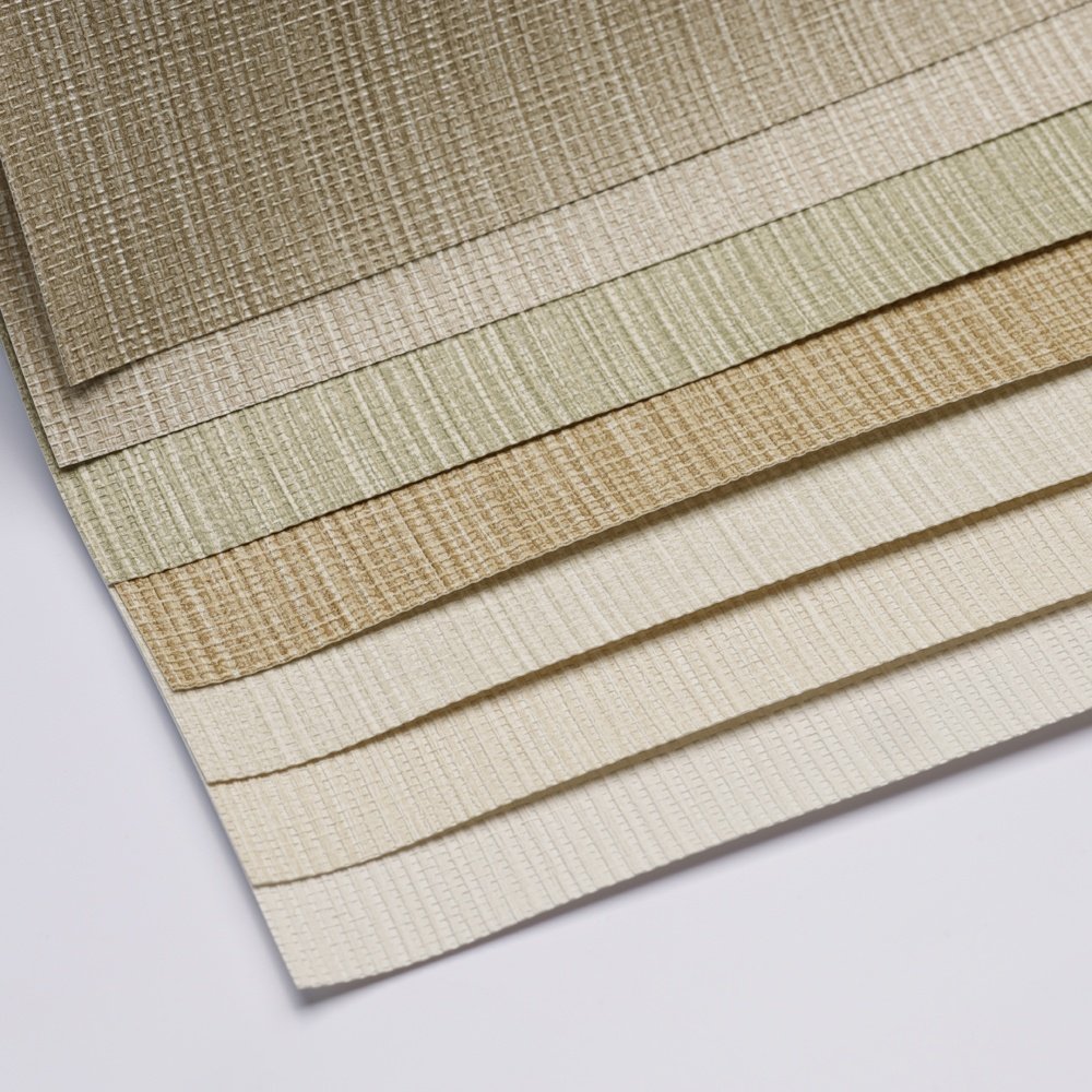 Most Popular interior decor Grasscloth Texture vinyl Wallpaper Simplicity functional fabric wall paper for bedroom living room