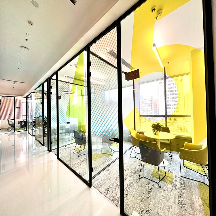 Factory Price Decorative Film Glass Wall Frosted Film Glass Wall Film Glass Wall
