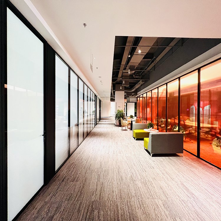 Factory Price Decorative Film Glass Wall Frosted Film Glass Wall Film Glass Wall