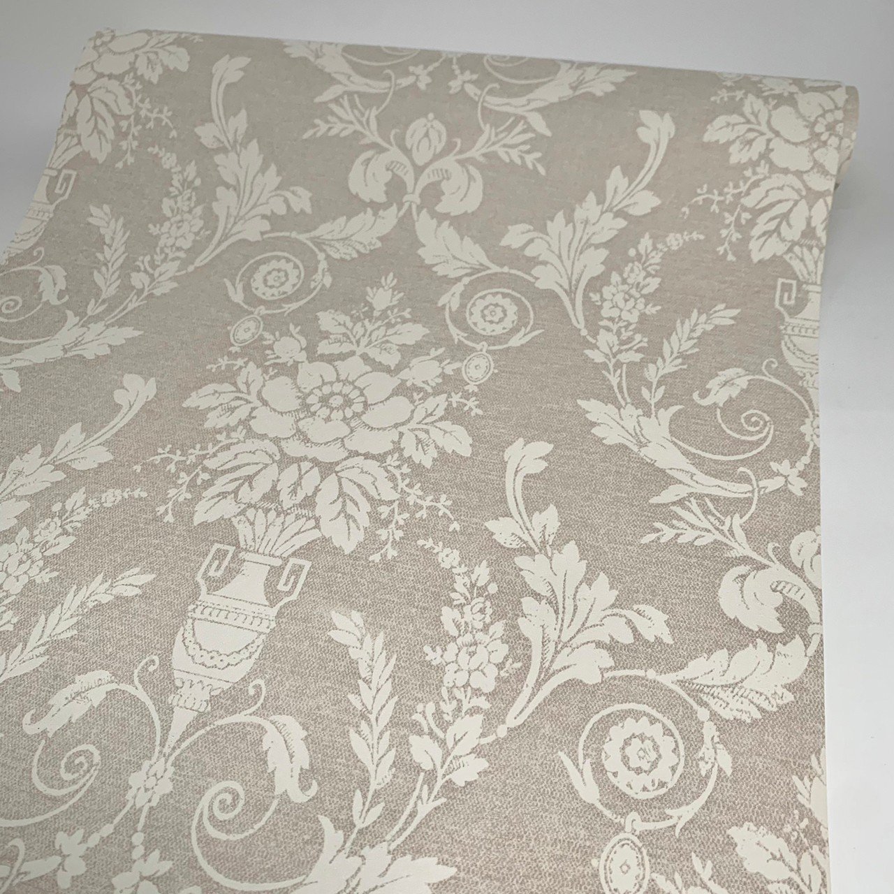 Luxury Classic Damascus Greece Flowers Living Room Bedroom Cloth Pattern High Quality Fashion Firewall Paper