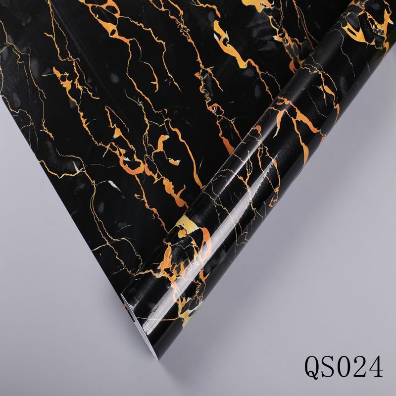 PVC Marble Contact Paper Vinyl Self Adhesive Wallpaper Decorative Film Kitchen Cabinets Countertop Furniture Stickers