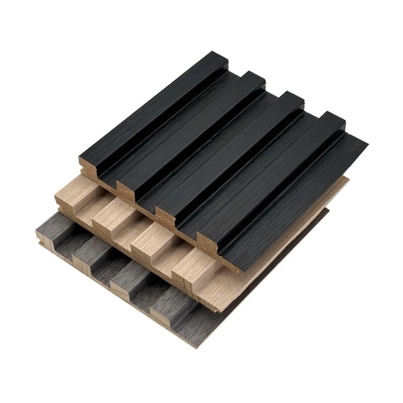 Cheap solid wood grille bamboo fiber background wall Great Wall panel ecological wood veneer