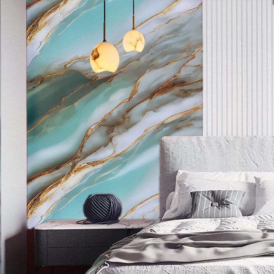 bathroom wall panels self-adhesive marble wallpaper pvc home improvement 3d splash wall stickers papier peint 60*300xcm