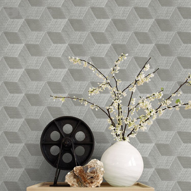 Natural Grass Cloth Office Decoration Wallpaper Rolls 3D Home Decoration Wallpaper Design