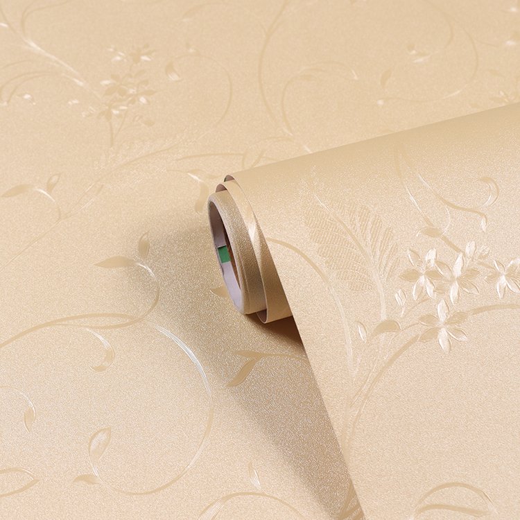 New Design Pvc Vinyl Embossed Wallpaper Rolls, 3d Waterproof Wallpaper Sticker for wall