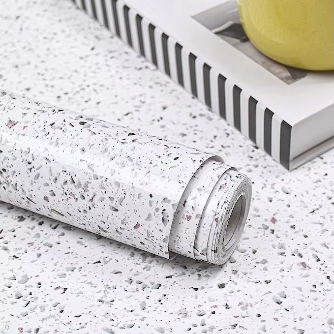 Cheap Price Marble Paper for kitchen Granite White Sticker Waterproof Self Adhesive Peel and Stick Wallpaper