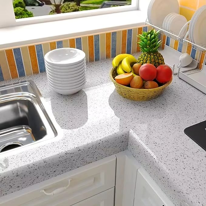 Cheap Price Marble Paper for kitchen Granite White Sticker Waterproof Self Adhesive Peel and Stick Wallpaper