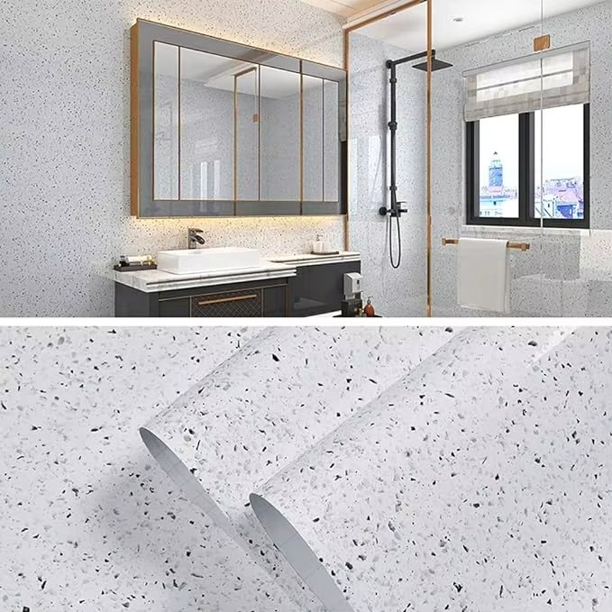 Cheap Price Marble Paper for kitchen Granite White Sticker Waterproof Self Adhesive Peel and Stick Wallpaper