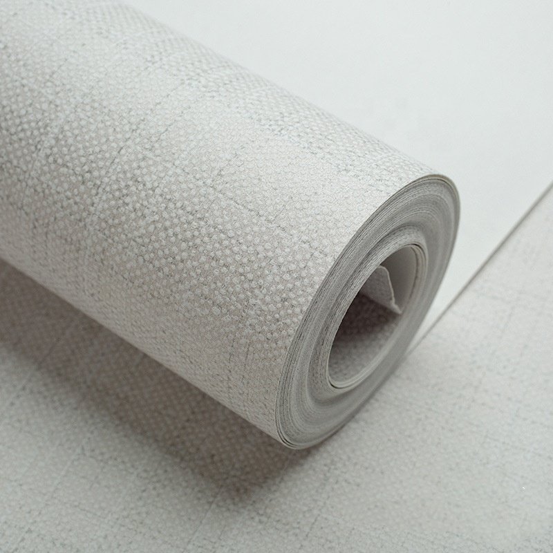 High Quality Interior Decoration Home Non Woven Plain Wallpaper for Livingroom Wall Covering